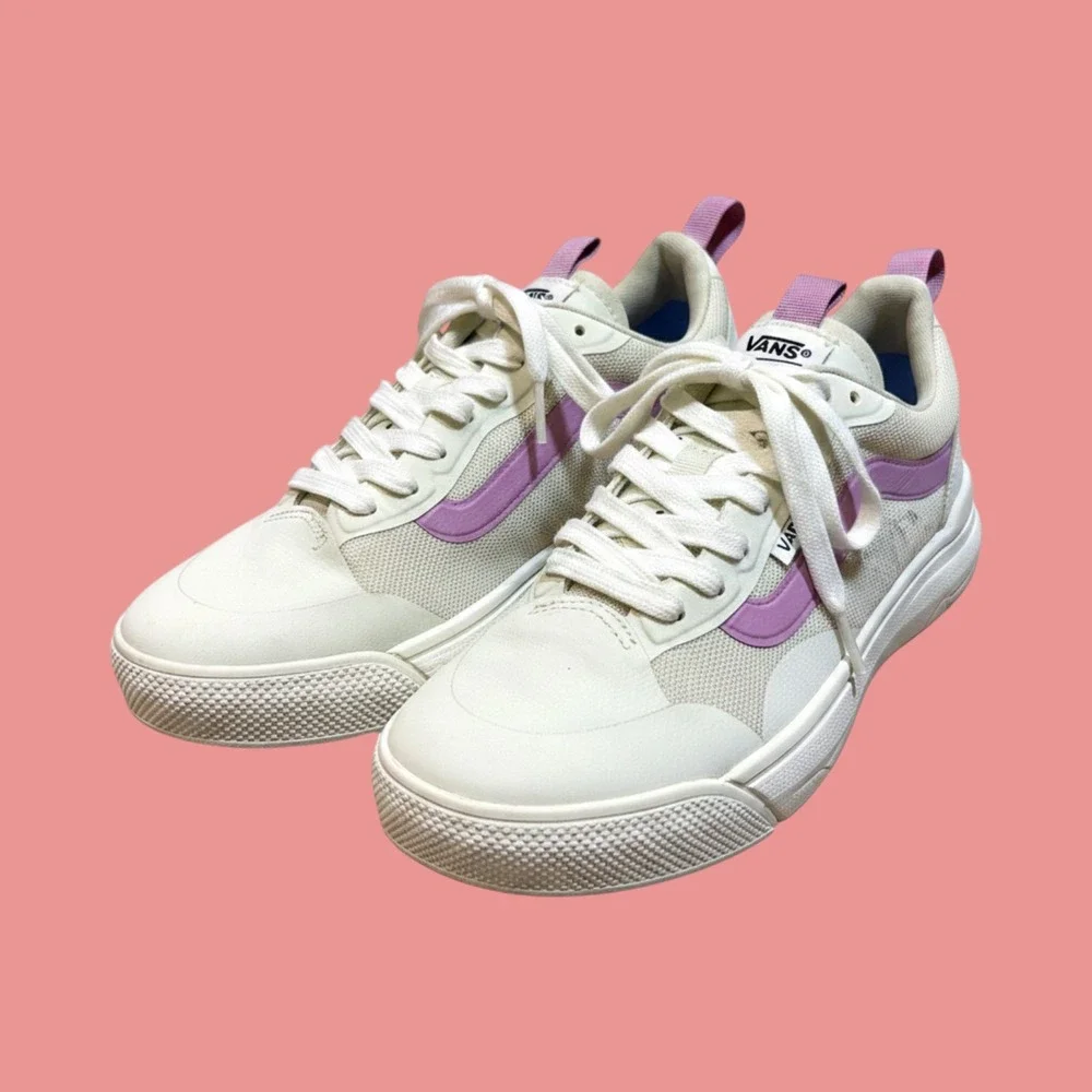 Vans‎ UltraRange EXO Cream Mauve Sneakers Womens 7 Mens 5.5 Excellent